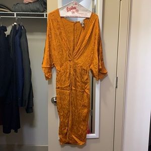 ASOS Orange/Gold Kimono Dress